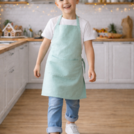 Delantal de lino natural – Delantal de cocina ligero y elegante