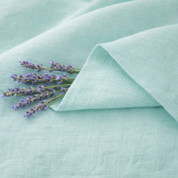 Litauischer Leinenstoff in Mint – Natürlich, Leicht & Atmungsaktiv