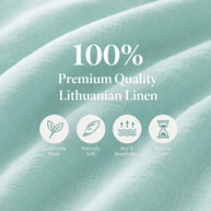 Delantal de lino natural – Delantal de cocina ligero y elegante