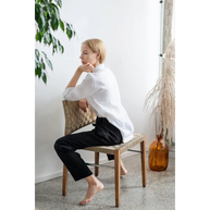 Classic with Coconuts Button-down Linen Shirt - One Size - Blouses