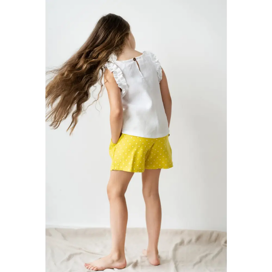 Linen Shorts with Pockets - KIDS