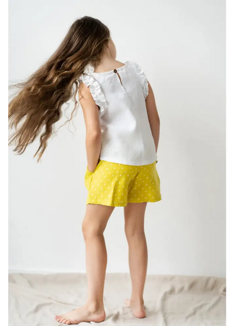 Linen Shorts with Pockets - KIDS