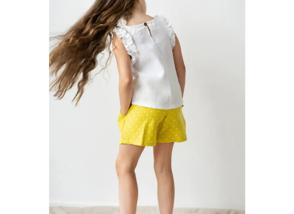 Linen Shorts with Pockets - KIDS