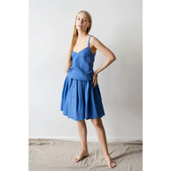 Linen Slip Top from 100% Linen Fabric - One Size - Blouses