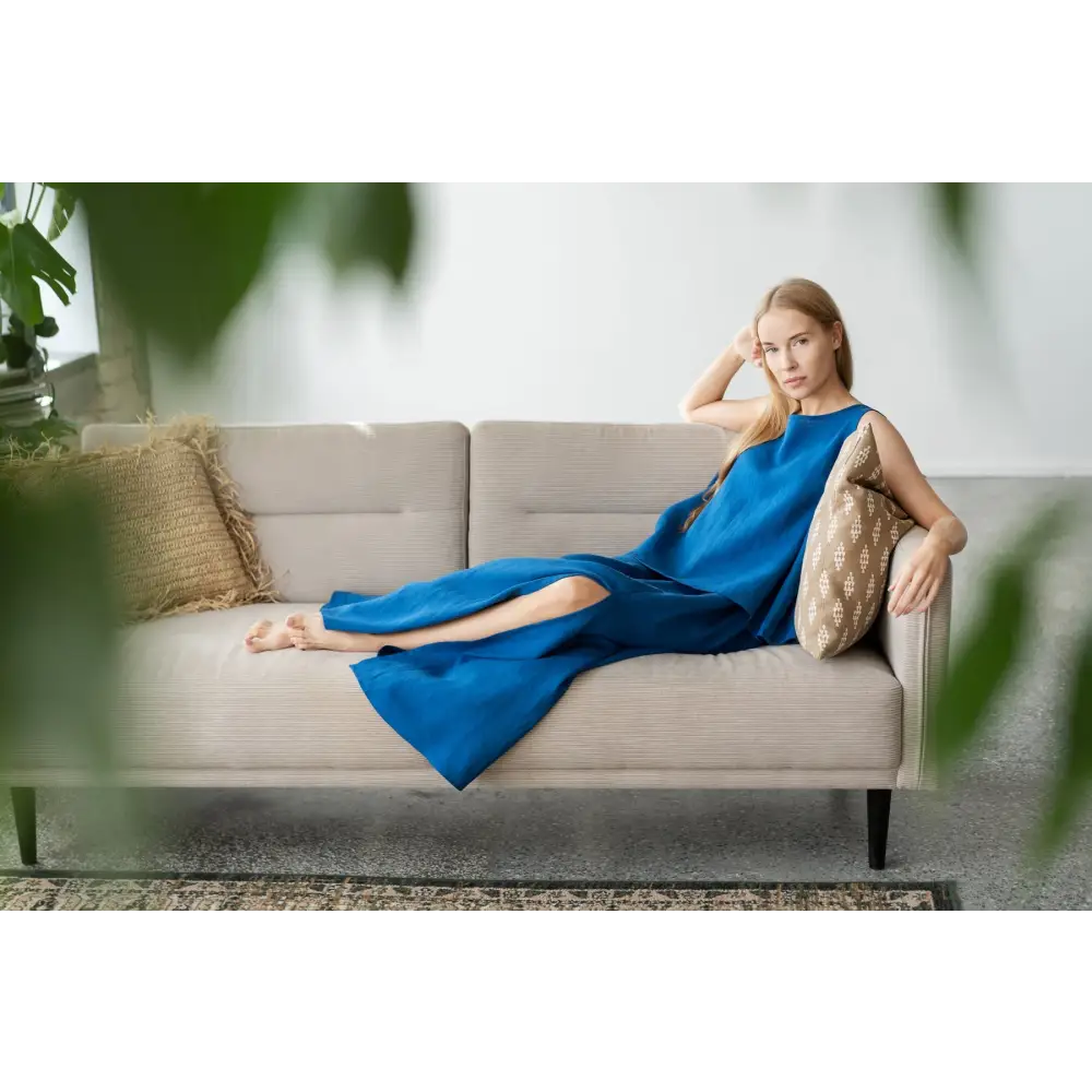 Long Pure Linen Skirt - One Size - Skirts