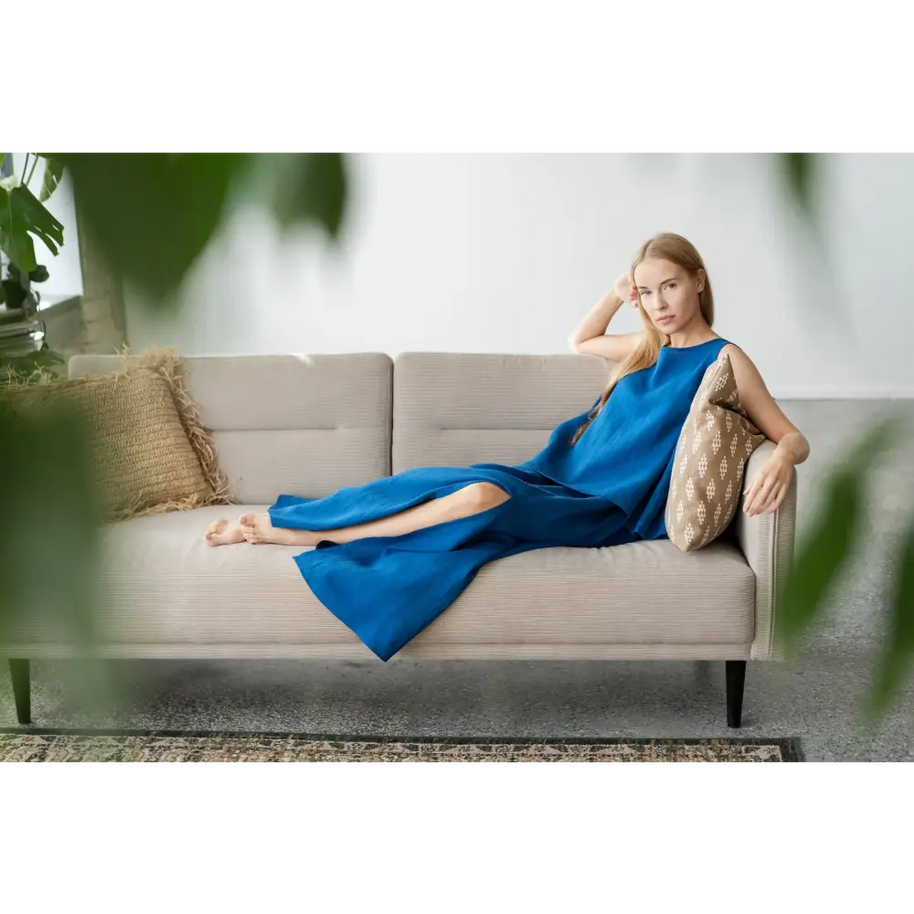 Long Pure Linen Skirt - One Size - Skirts