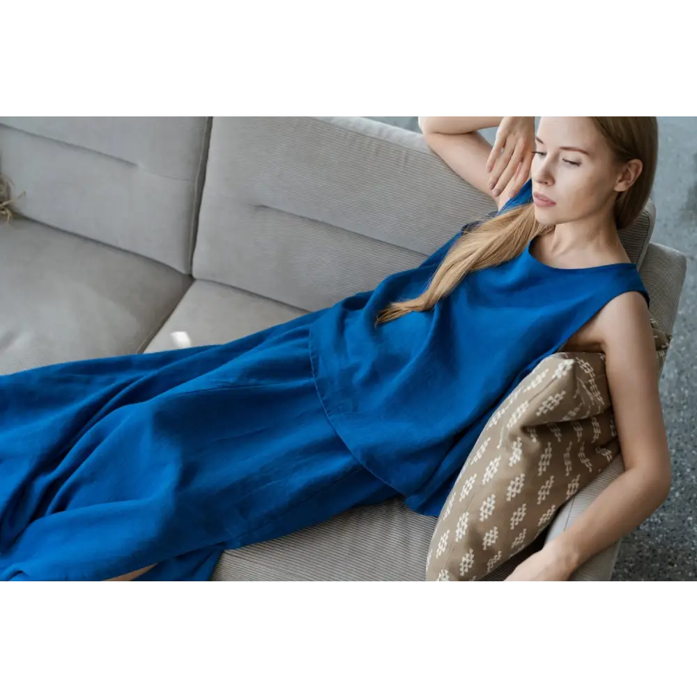 Long Pure Linen Skirt - One Size - Skirts