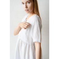 Maternity Nursing Linen Dress - One Size - Dresses