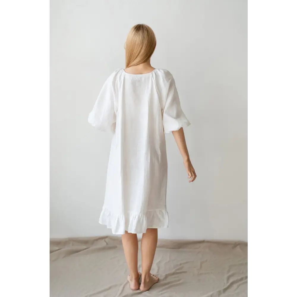 Maternity Pure Linen Dress - One Size - Dresses