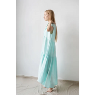 Mint Elegant Linen Dress - One Size - Dresses
