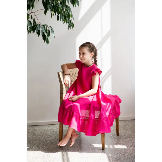 Perfect Pure Linen Dress for Special Occasion - Dresses