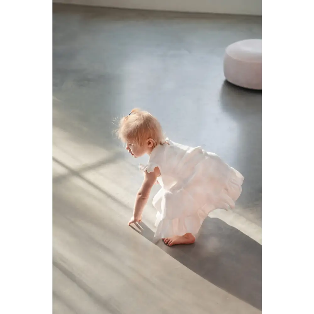 Pure Linen Dress for Special Occasion - CHRISTENING TIME