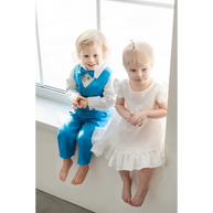 Pure Linen Dress for Special Occasion - CHRISTENING TIME