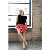 Romantic Mini Skirt with Layers - One Size - Skirts