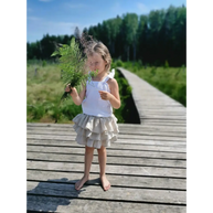 Ruffle Linen Skirt - KIDS