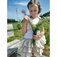 Ruffle Linen Skirt - KIDS