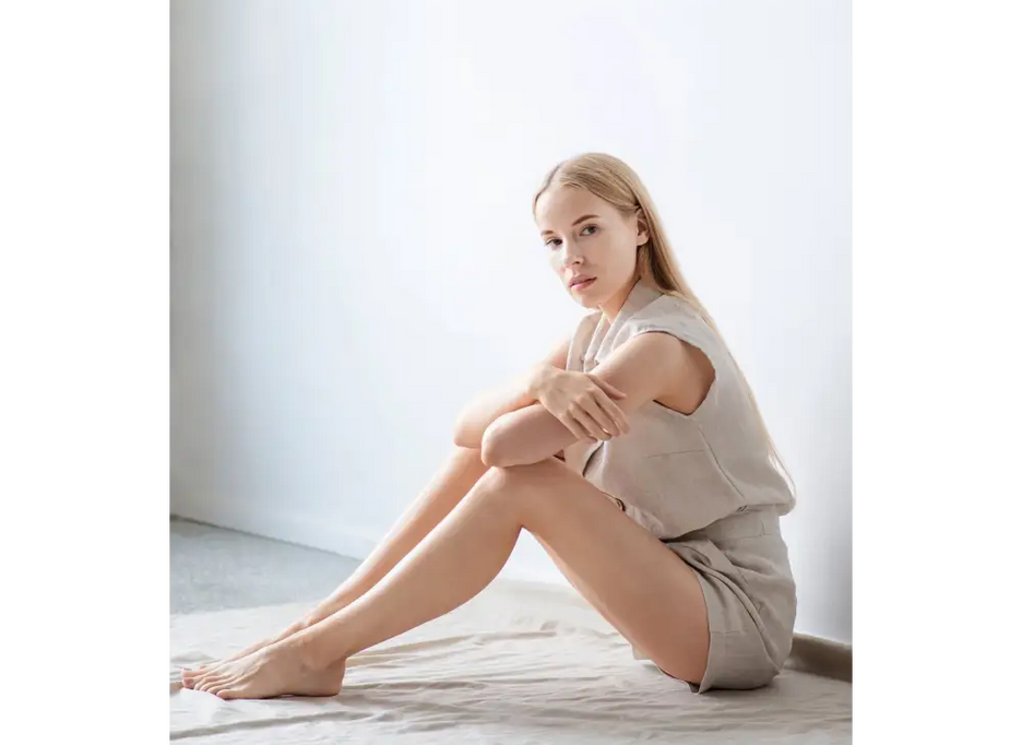 Sleeveless Linen Shirt - One Size - Blouses