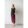 Wide Natural Linen Pants with Pockets - One Size - Pants